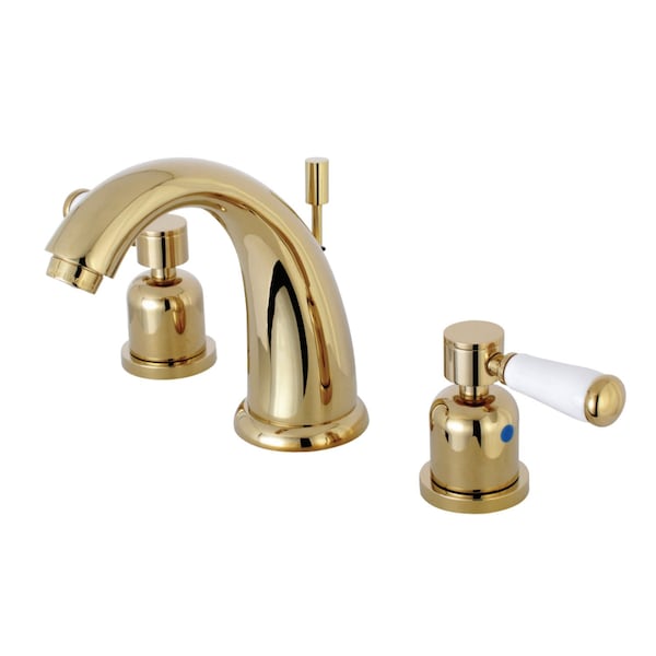 KB8982DPL 8" Widespread Bathroom Faucet, Polished Brass